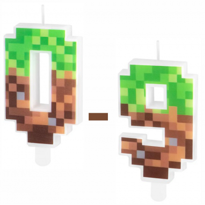 Tortová sviečka Minecraft