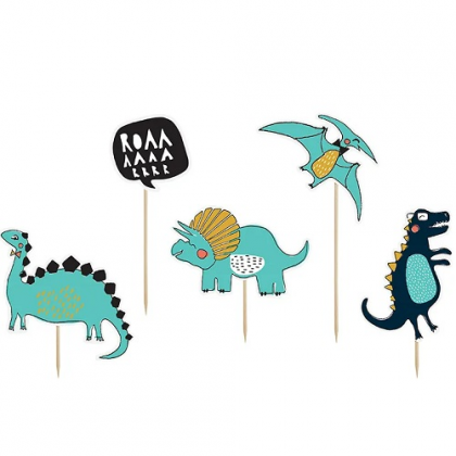 Dekorácia na tortu / muffiny Dino 