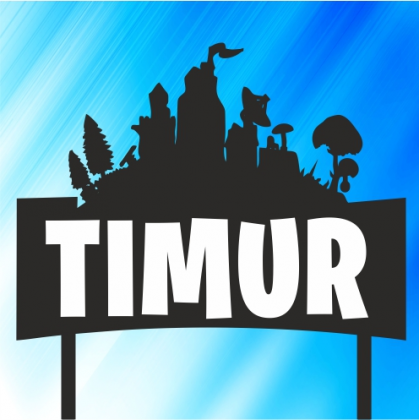 Zápich na tortu Fortnite