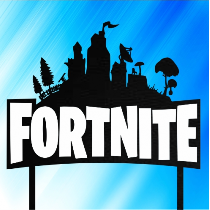 Zápich na tortu Fortnite