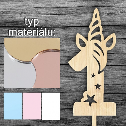 Tortový zápich Číslo 1