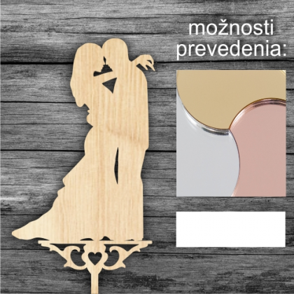 Tortový zápich Ženích a nevesta