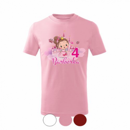 Tričko Princezná s menom