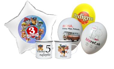 Dárkové předměty / Reklamní potisk balónků