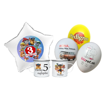 Dárkové předměty / Reklamní potisk balónků
